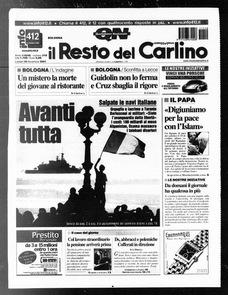 Il Resto del Carlino : giornale dell'Emilia